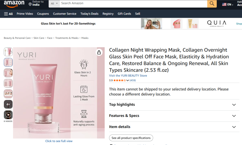 YURI Collagen Night Wrapping Mask Review: Is This Night Wrapping Mask Worth Buying? 
